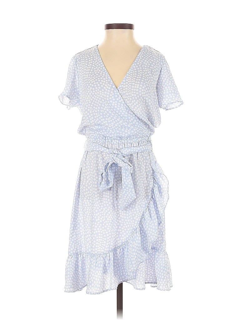 Pre-owned Lc Lauren Conrad Casual Dress In Blue