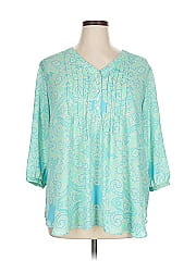 Rose + Olive 3/4 Sleeve Blouse