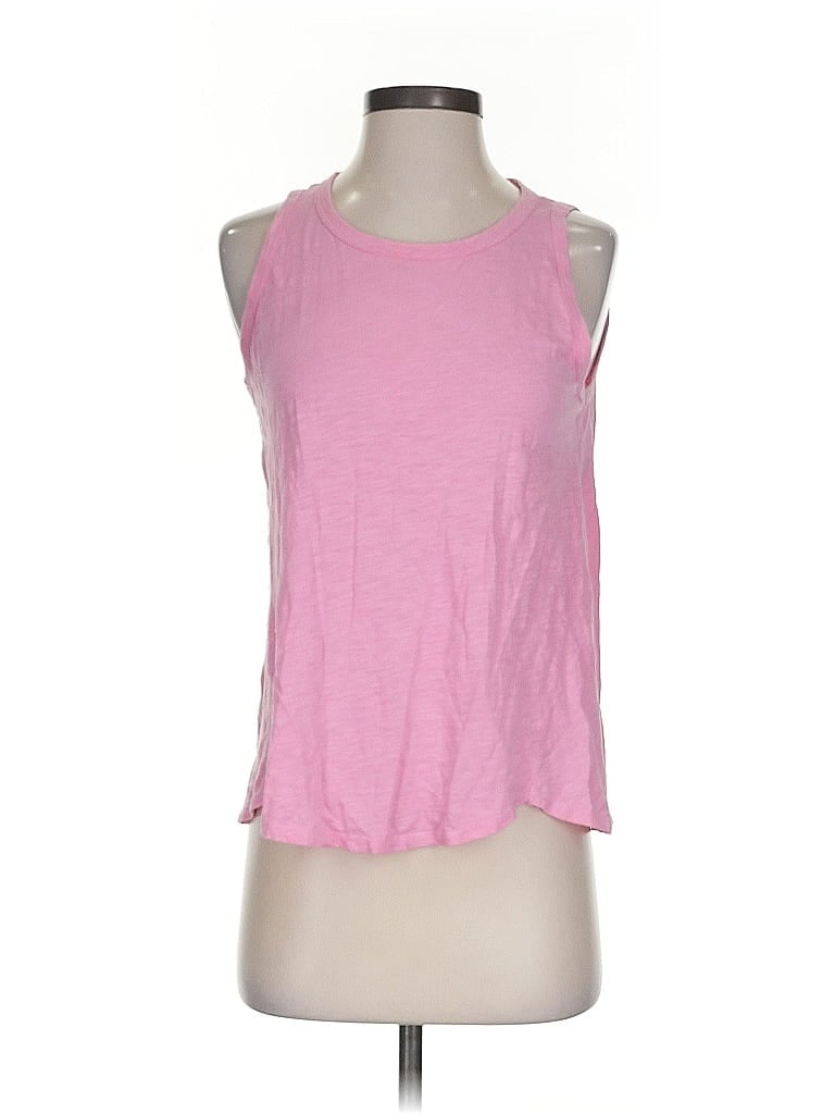 Pre-owned Ann Taylor Loft Sleeveless T-shirt In Pink