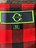 C. Wonder Plaid Red Long Sleeve Blouse Size M - photo 7