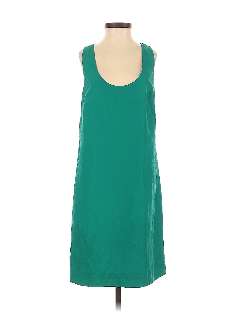 Pre-owned J.crew Factory Store Sleeveless Top Green Scoop Neck Tops