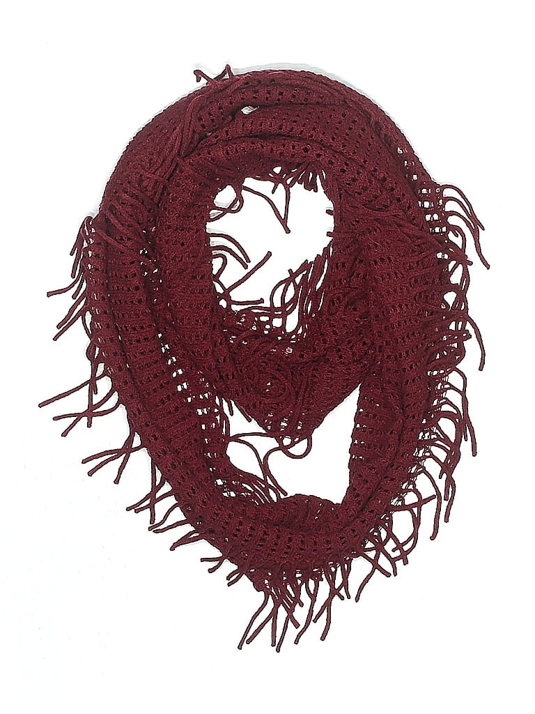 Pre-owned Unbranded Scarf In Burgundy