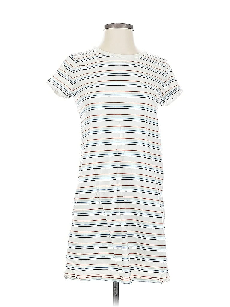 Pre-owned J.crew Factory Store Casual Dress In White