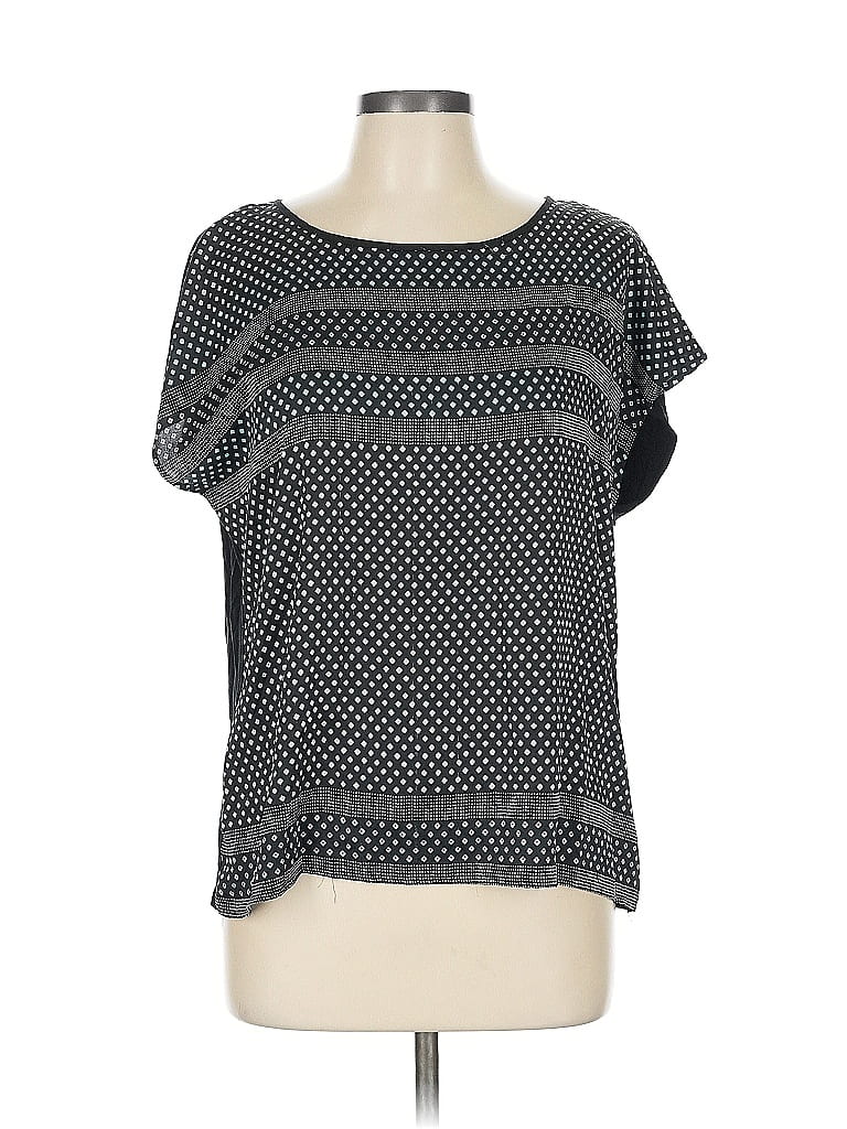 VINCE CAMUTO Pre-owned Short Sleeve T-shirt In Black