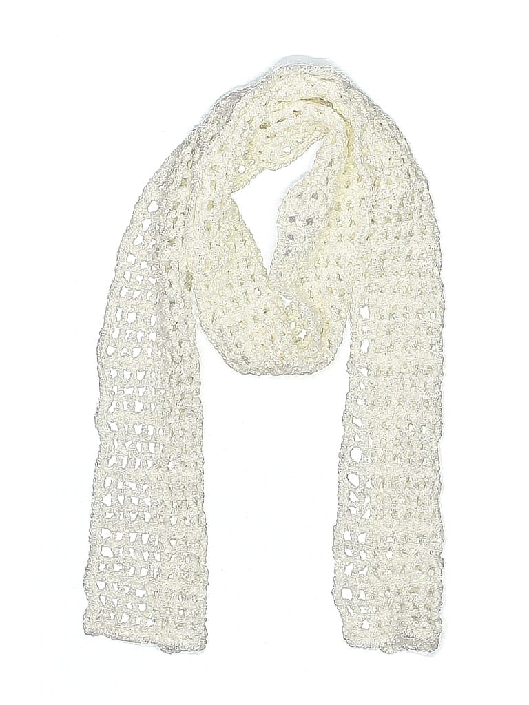 Pre-owned Unbranded Scarf In White