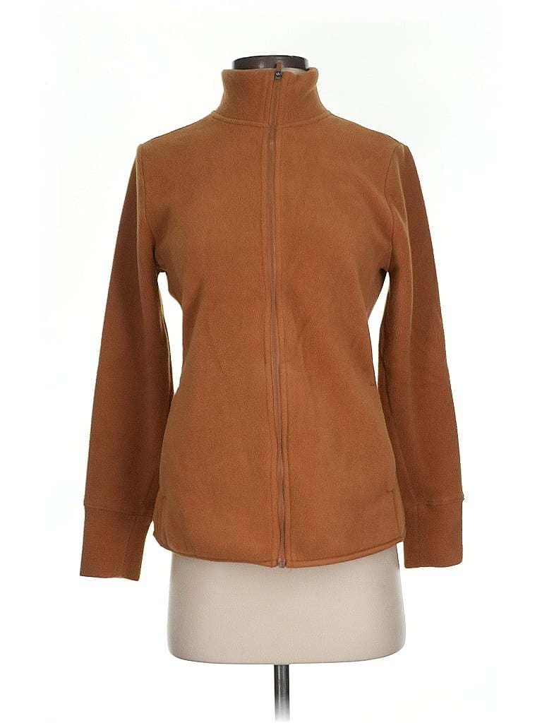 Pre-owned Active By Old Navy Fleece Jacket In Brown