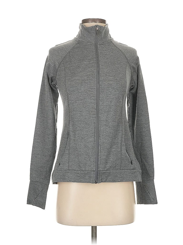 Pre-owned All In Motion Track Jacket In Gray