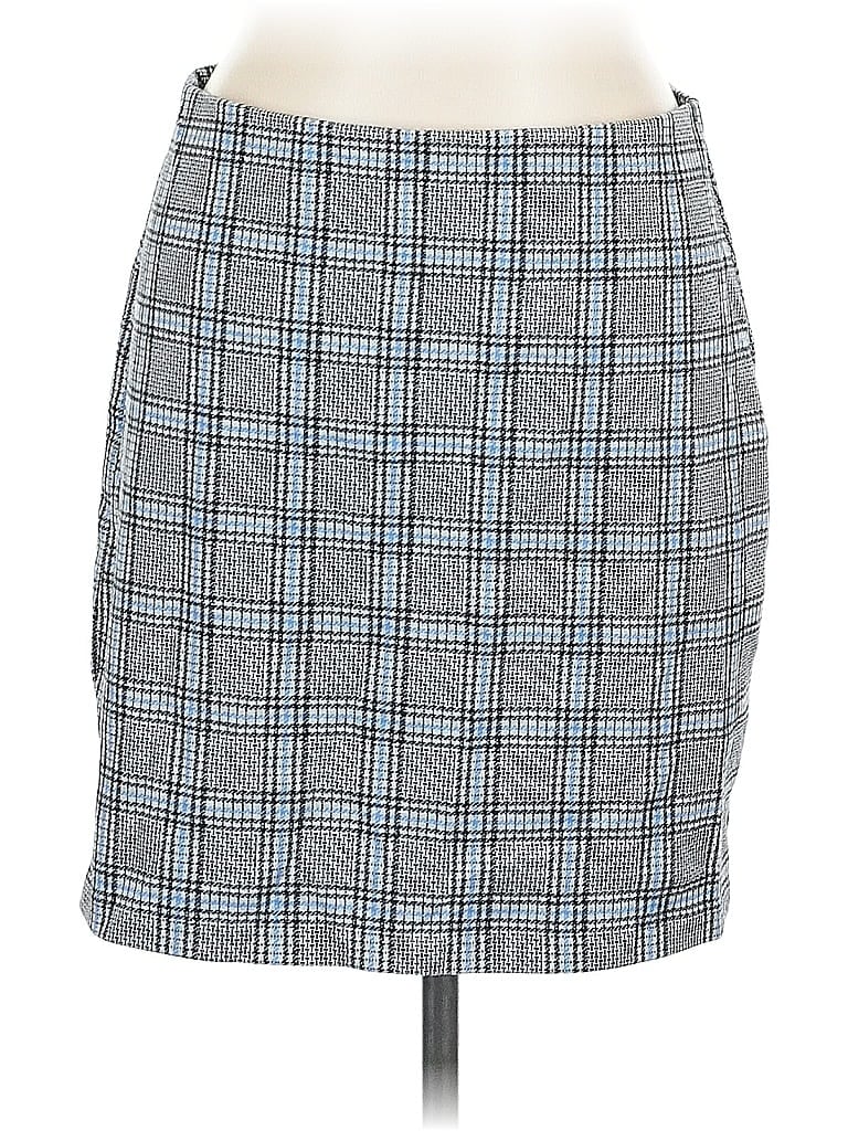Pre-owned Divided By H&m Formal Skirt In Blue