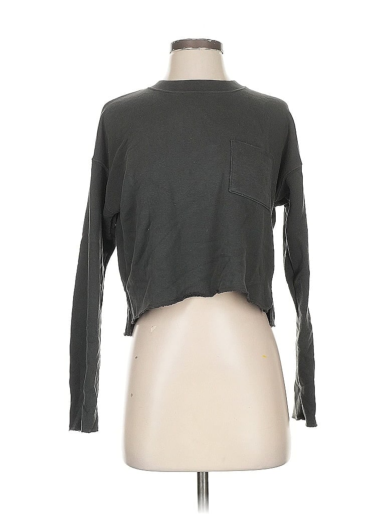 Pre-owned Aerie Cardigan Sweater In Gray