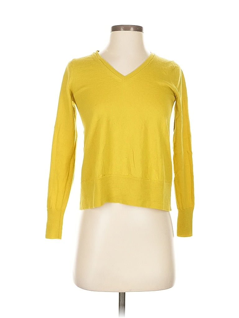 BANANA REPUBLIC Pre-owned Wool Pullover Sweater In Yellow