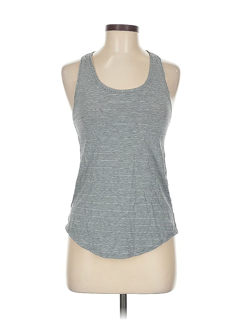 Pre-owned Lululemon Athletica Active Tank Top In Gray