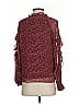 CeCe 100% Polyester Burgundy Long Sleeve Blouse Size S - photo 2