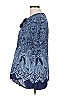 Chico's Blue Short Sleeve Blouse Size Lg (2) - photo 5