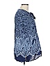 Chico's Blue Short Sleeve Blouse Size Lg (2) - photo 4