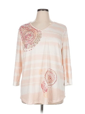 Zenergy by Chico's 3/4 Sleeve T-Shirt (view 1)