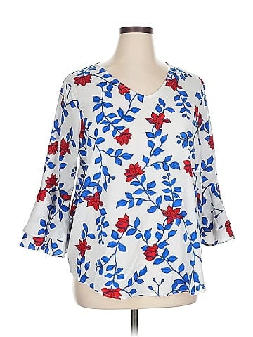 Liz Claiborne Career 3/4 Sleeve Blouse (view 1)
