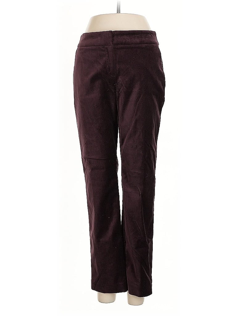 Pre-owned Ann Taylor Factory Casual Pants In Burgundy