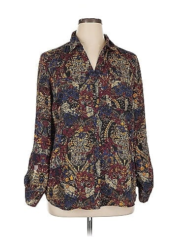 NY Collection Long Sleeve Blouse (view 1)
