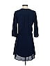 Lush 100% Polyester Solid Blue Casual Dress Size S - photo 2