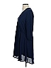 Lush 100% Polyester Solid Blue Casual Dress Size S - photo 5