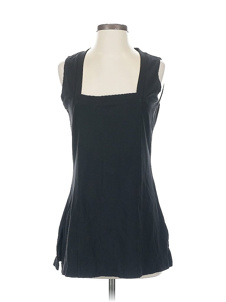 Pre-owned Boston Proper Sleeveless Top Black Scoop Neck Tops