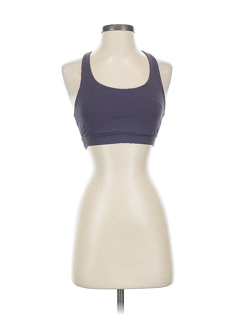 Pre-owned Lululemon Athletica Tank Top Purple Halter Neckline Tops