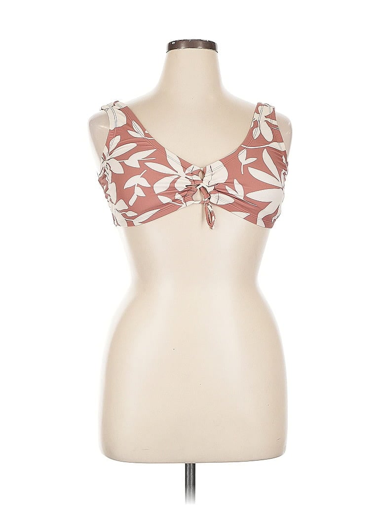 Pre-owned Cupshe Tank Top Brown Strapless Neckline Tops