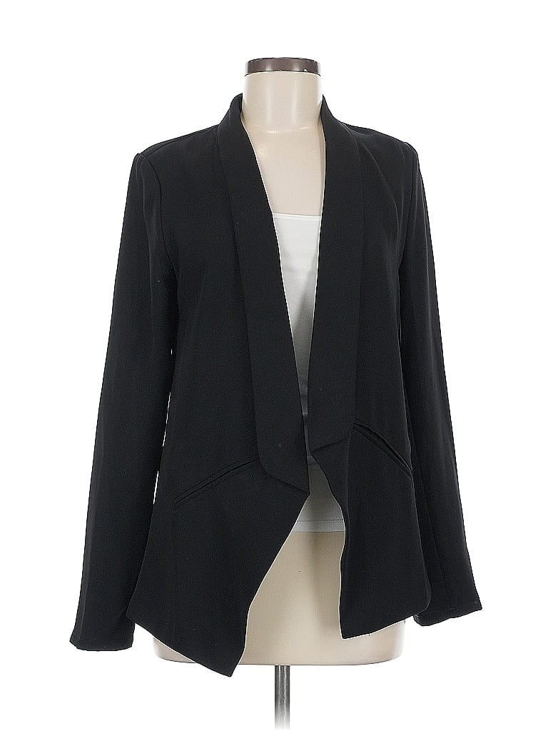 Pre-owned Lulus Blazer Jacket In Black
