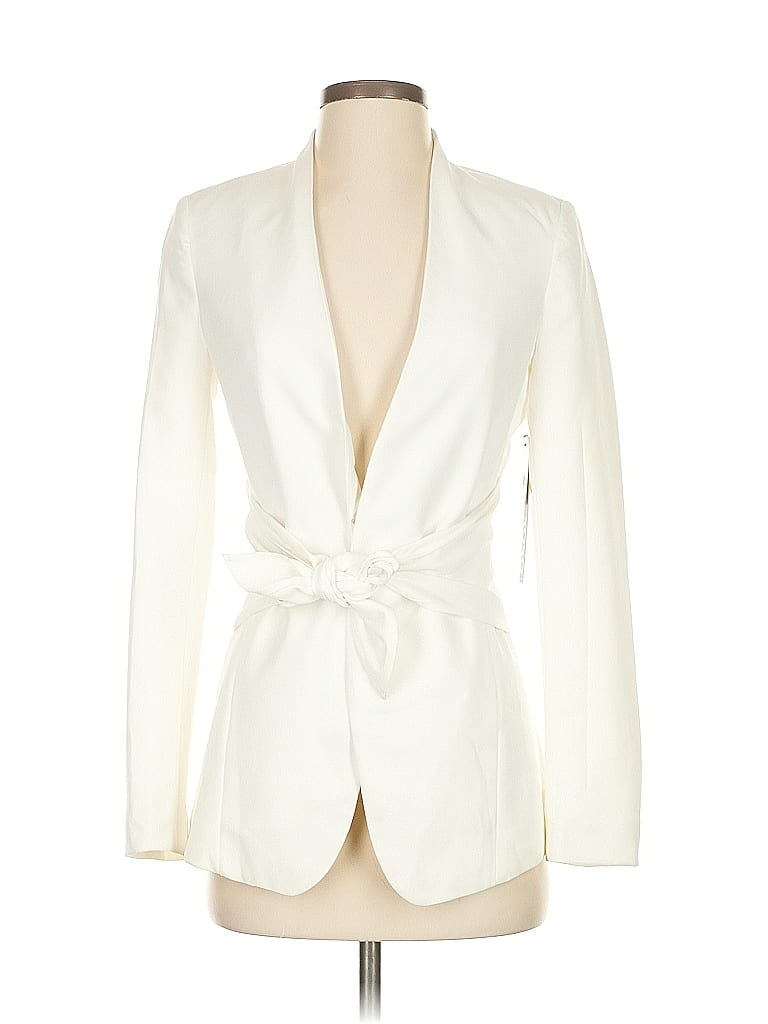 Pre-owned Xoxo Blazer Jacket In White