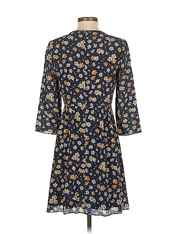Madewell Floral Ruched Retro Dress (view 2)