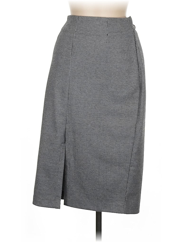 Pre-owned Few Moda Casual Skirt In Gray