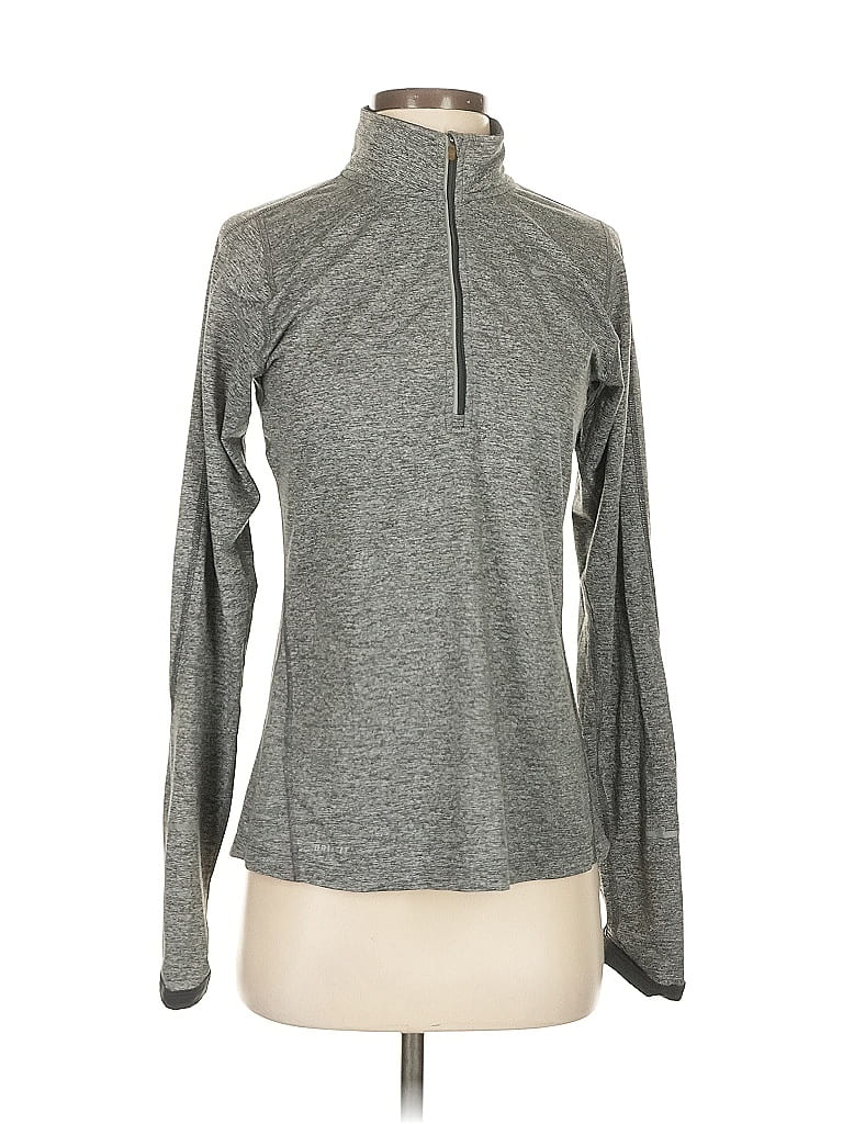 Pre-owned Nike Turtleneck Sweater In Gray