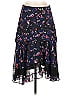 Jason Wu Collective 100% Polyester Floral Blue Printed Layer Skirt Size 4 - photo 1