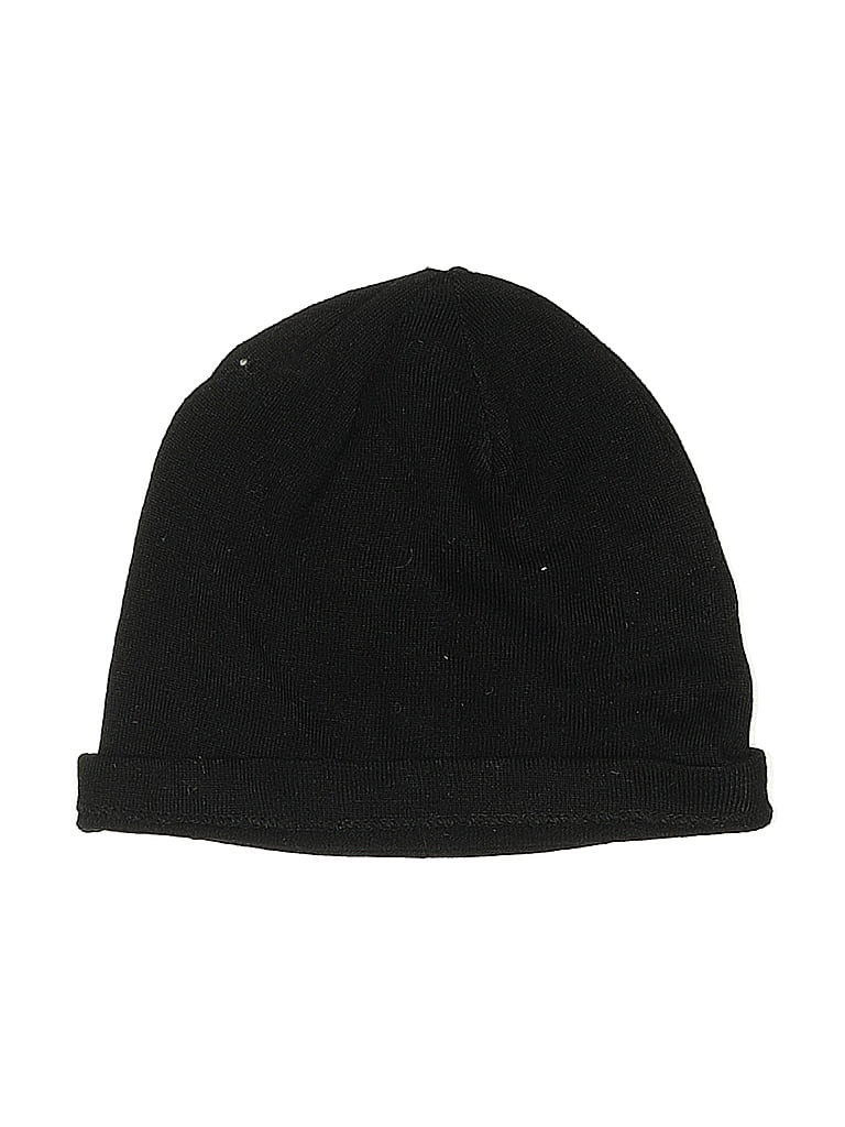 Pre-owned Unbranded Beanie Hat In Black