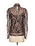 NISSA Black Floral Lace Blouse Size 2 - photo 2