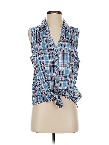 Soft Joie Sleeveless Button-Down Shirt (view 1)