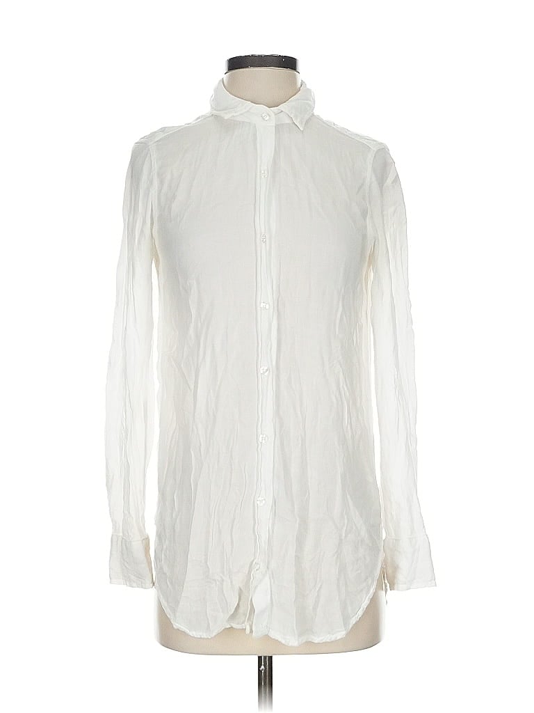 BELLA DAHL Pre-owned Long Sleeve Blouse In White