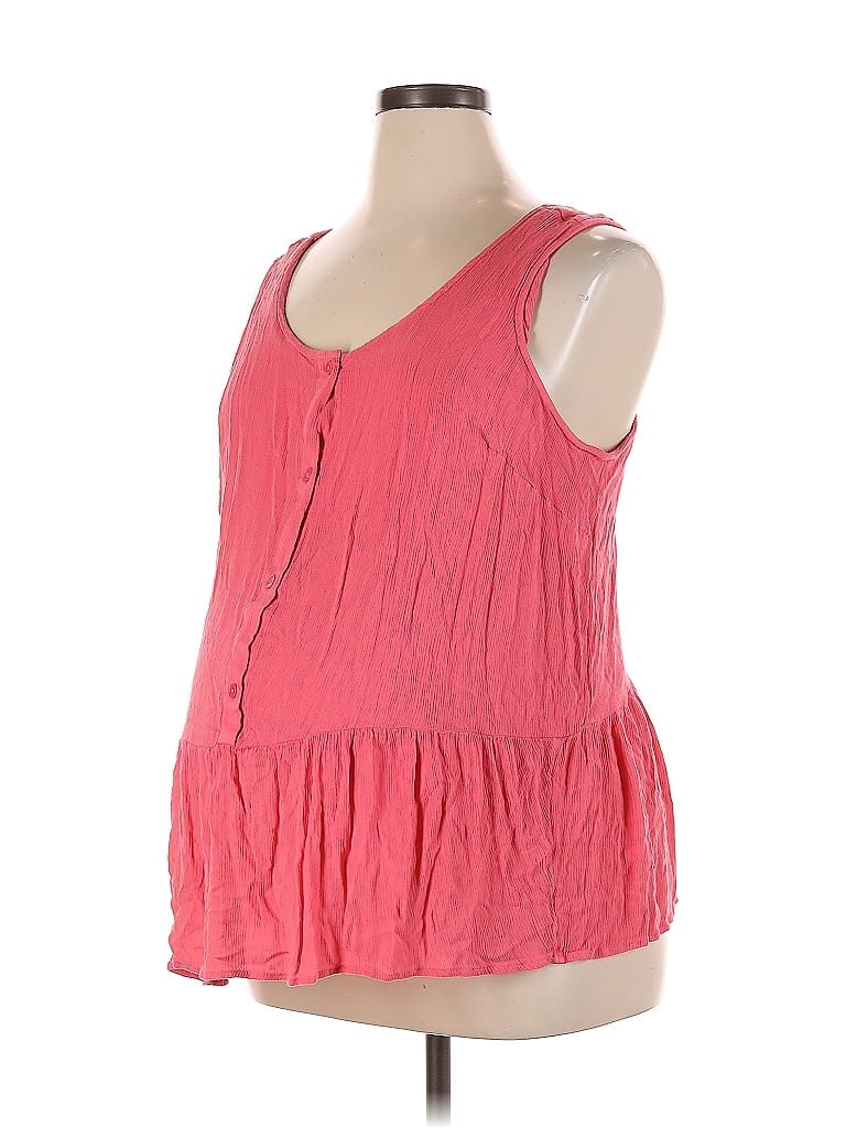 Pre-owned Motherhood Sleeveless Blouse In Pink