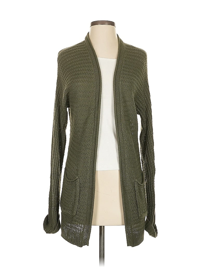 Pre-owned Assorted Brands Cardigan Sweater In Green