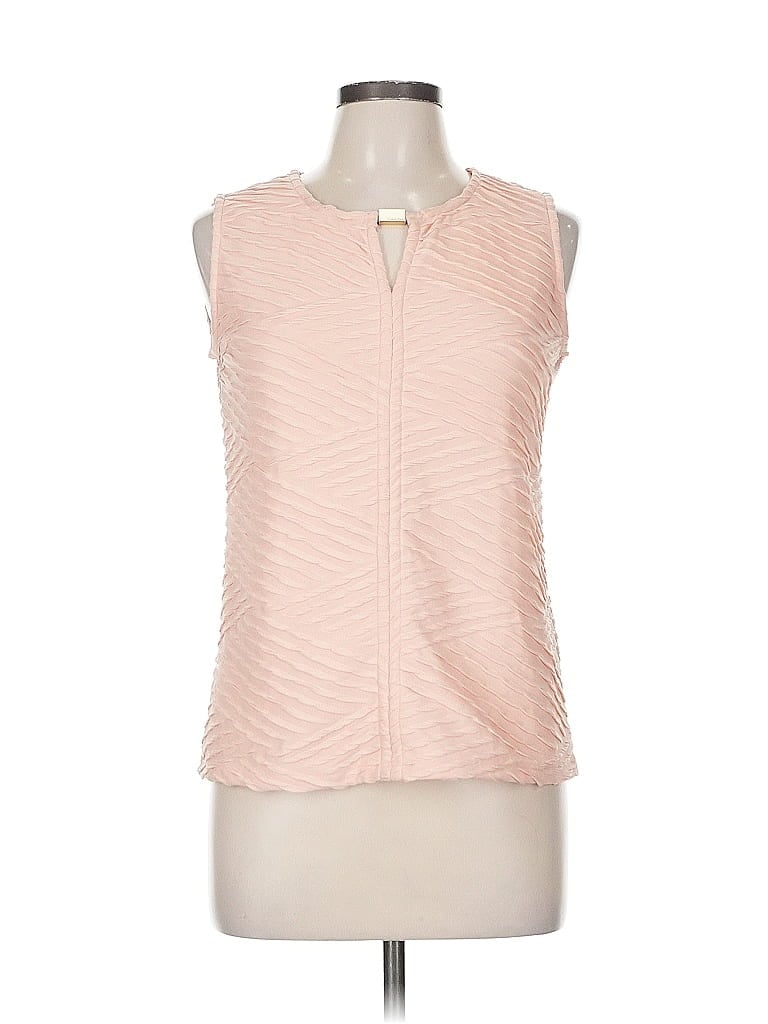 Pre-owned Calvin Klein Sleeveless Blouse In Pink