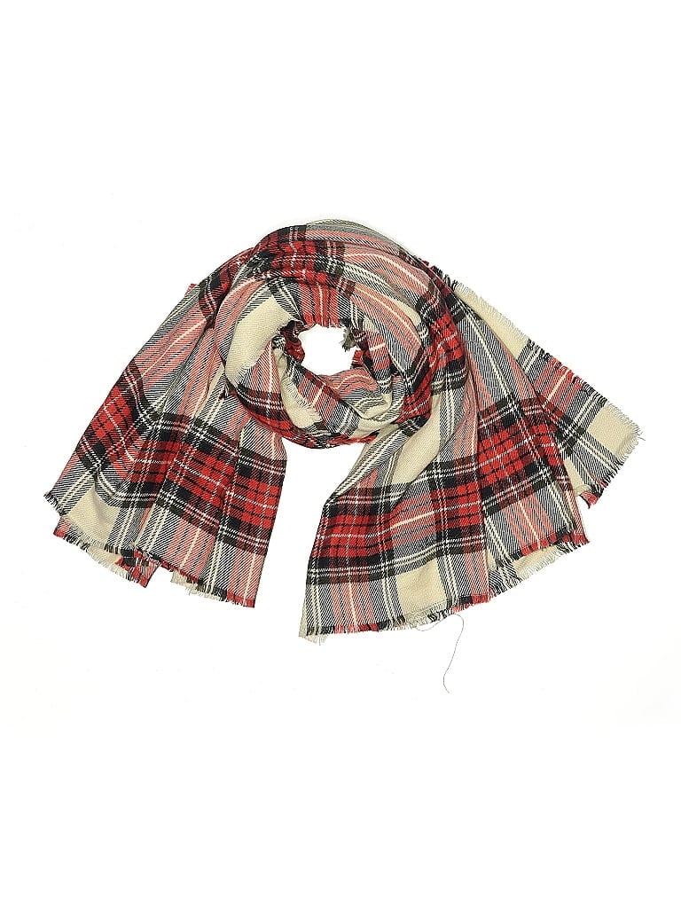 Pre-owned Unbranded Scarf In Red