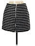 Topshop Stripes Gray Black Casual Skirt Size 2 - photo 2