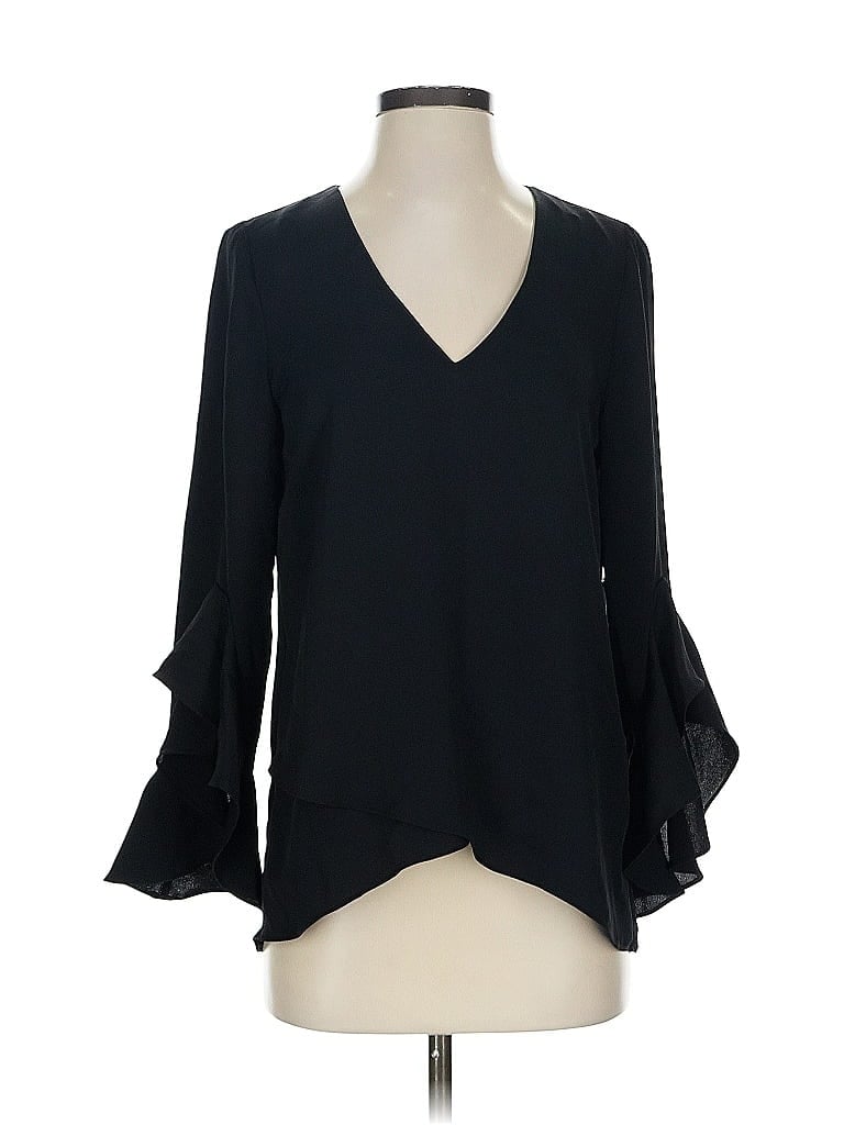 Vince Camuto 3/4 Sleeve Blouse In Black