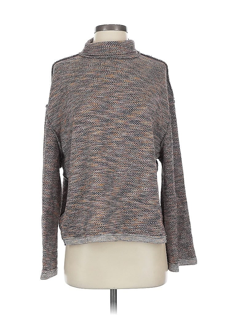 Pre-owned We The Free Turtleneck Sweater In Gray