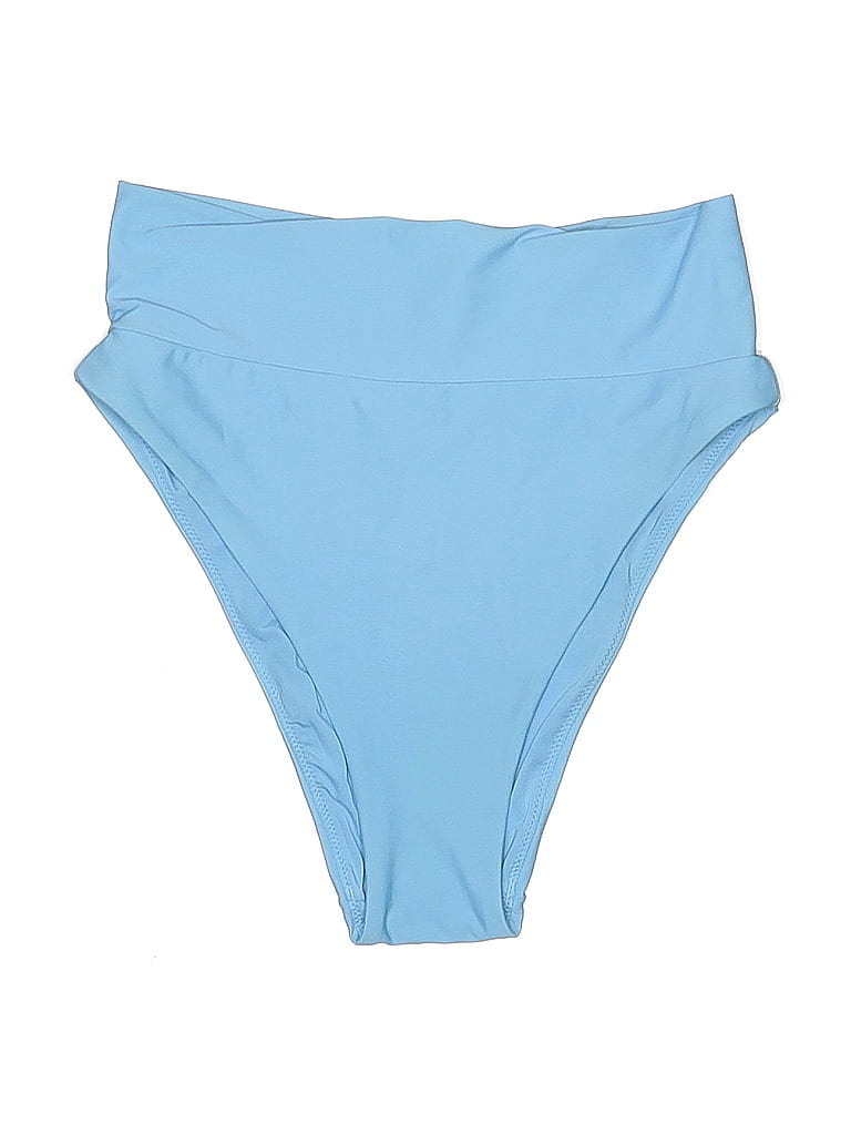 Pre-owned Aerie Swimsuit Bottoms In Blue