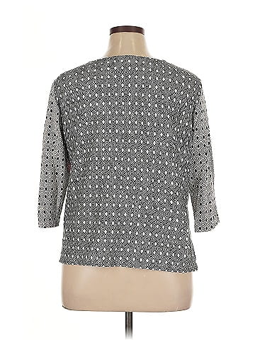 Alfred Dunner 3/4 Sleeve Blouse (view 2)