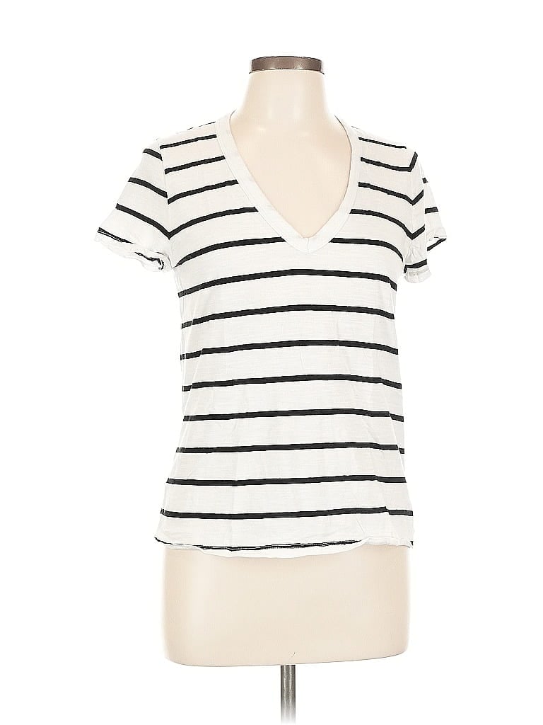 Pre-owned Banana Republic Short Sleeve T-shirt In White