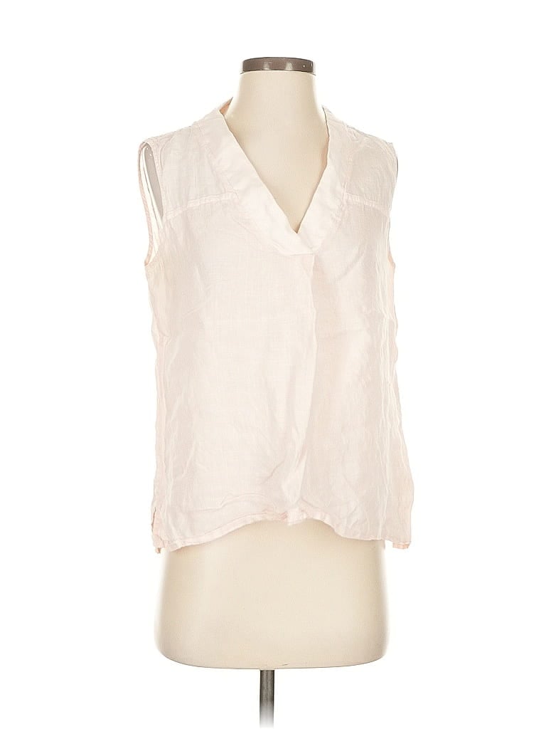 Pre-owned Assorted Brands Sleeveless Blouse In White