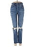RE/DONE Hearts Blue Jeans Size 26 waist - photo 1