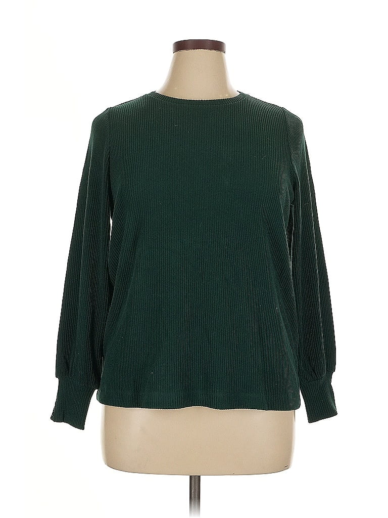 Pre-owned Lc Lauren Conrad Pullover Sweater In Green